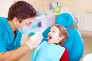 40826413 - small kid patient visiting specialist in dental clinic